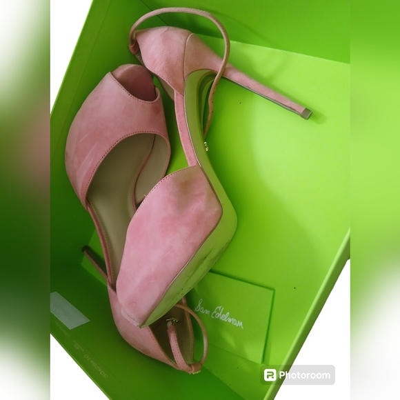 Sam Edelman Women's Florencia Pump Suede Rose NWOB Sz 10.5 - Picture 4 of 4